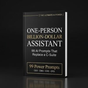 One Person Billion Dollar Assistant --99 AI Prompts That Replace a C-Suite