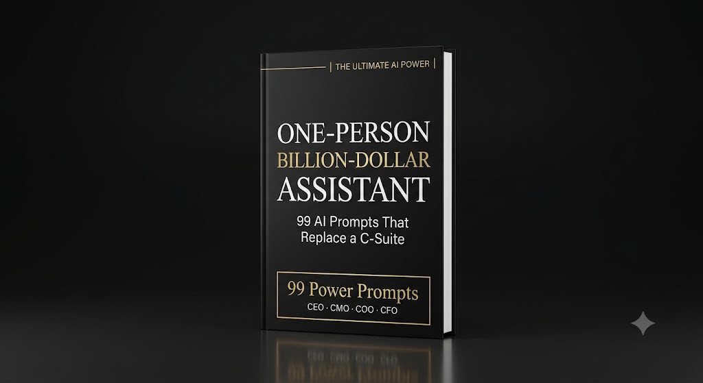 One Person Billion Dollar Assistant --99 AI Prompts That Replace a C-Suite